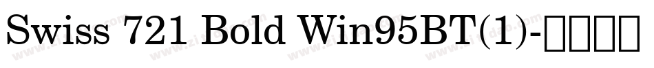 Swiss 721 Bold Win95BT(1)字体转换